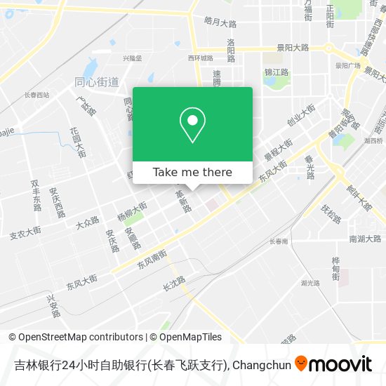 吉林银行24小时自助银行(长春飞跃支行) map
