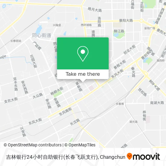 吉林银行24小时自助银行(长春飞跃支行) map