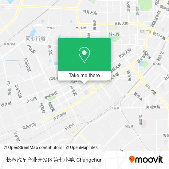 长春汽车产业开发区第七小学 map
