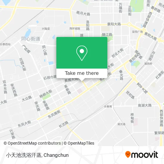 小天池洗浴汗蒸 map