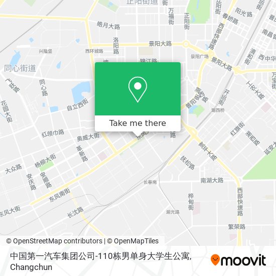 中国第一汽车集团公司-110栋男单身大学生公寓 map