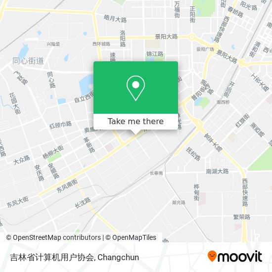 吉林省计算机用户协会 map