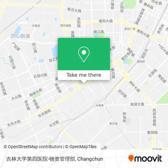吉林大学第四医院-物资管理部 map