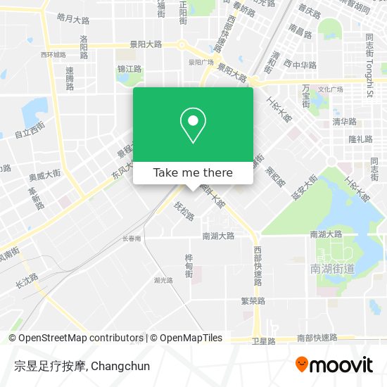 宗昱足疗按摩 map
