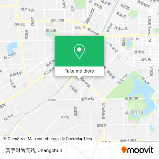 富宇时尚宾馆 map