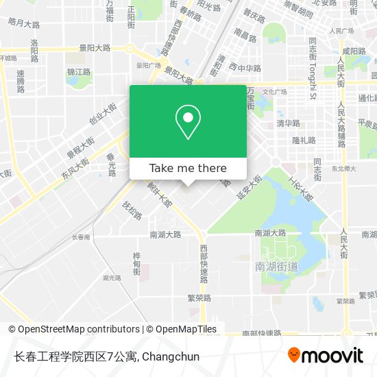 长春工程学院西区7公寓 map