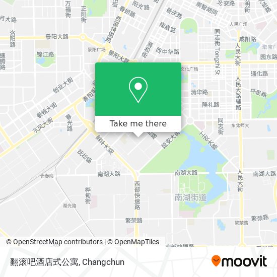 翻滚吧酒店式公寓 map