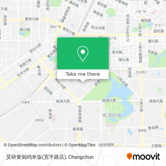 昊研黄焖鸡米饭(宽平路店) map