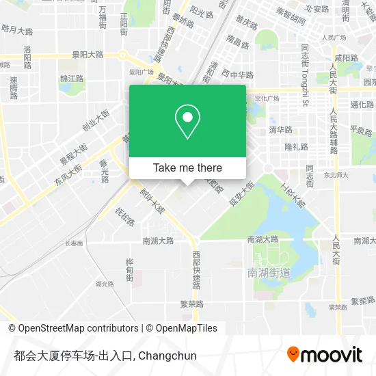 都会大厦停车场-出入口 map