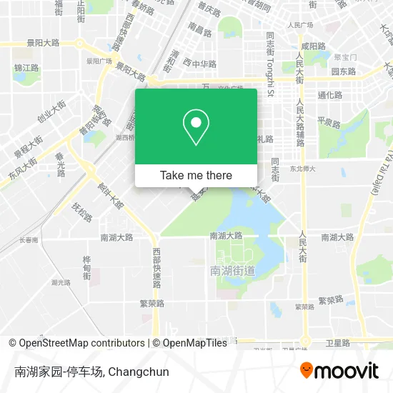 南湖家园-停车场 map
