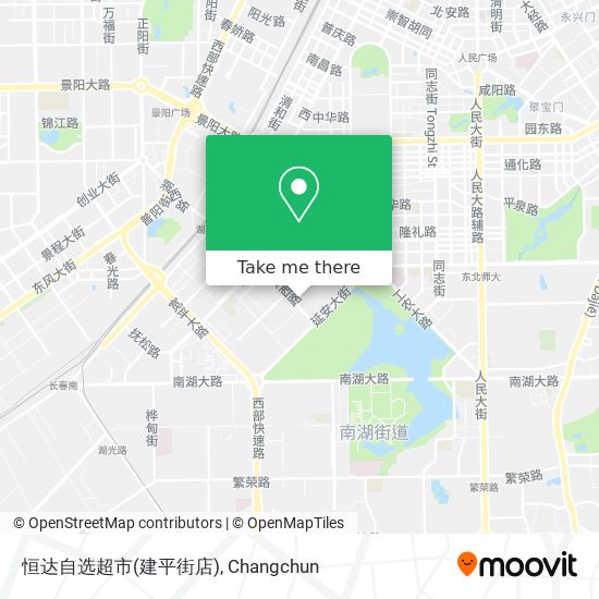 恒达自选超市(建平街店) map