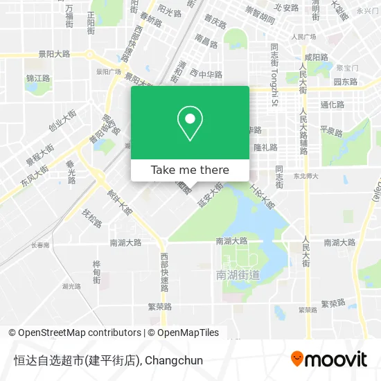 恒达自选超市(建平街店) map