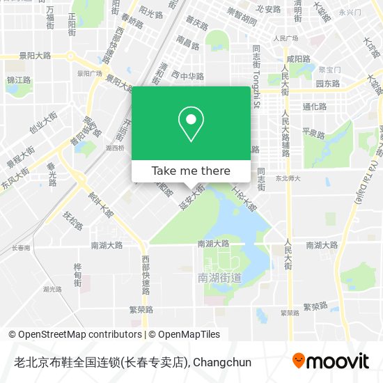 老北京布鞋全国连锁(长春专卖店) map