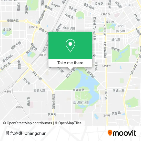 晨光烧饼 map