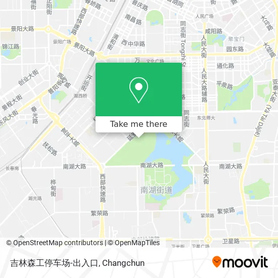 吉林森工停车场-出入口 map