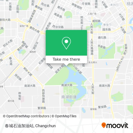 春城石油加油站 map