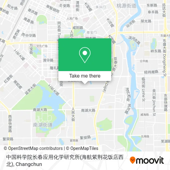 中国科学院长春应用化学研究所(海航紫荆花饭店西北) map