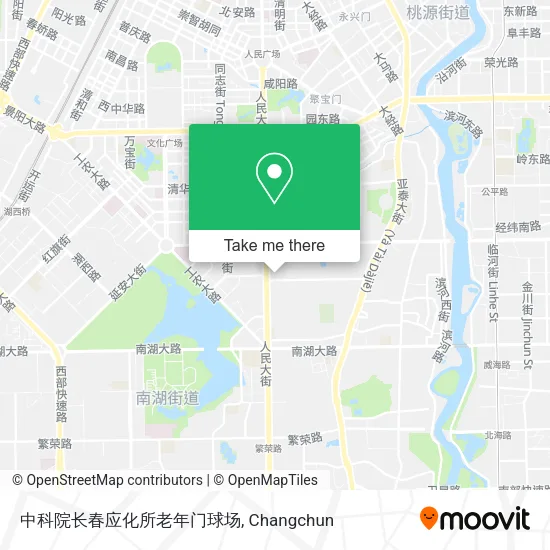 中科院长春应化所老年门球场 map