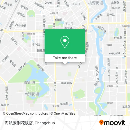 海航紫荆花饭店 map