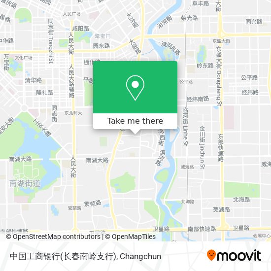 中国工商银行(长春南岭支行) map