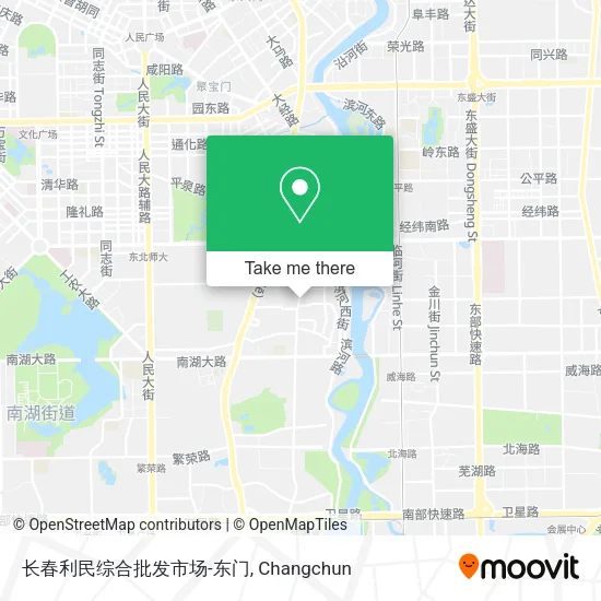 长春利民综合批发市场-东门 map