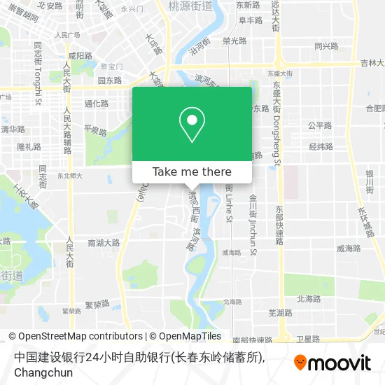 中国建设银行24小时自助银行(长春东岭储蓄所) map