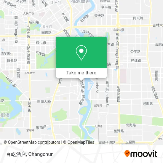 百屹酒店 map
