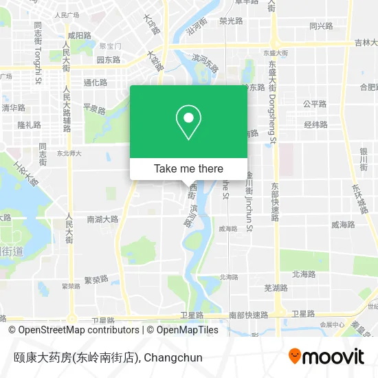 颐康大药房(东岭南街店) map