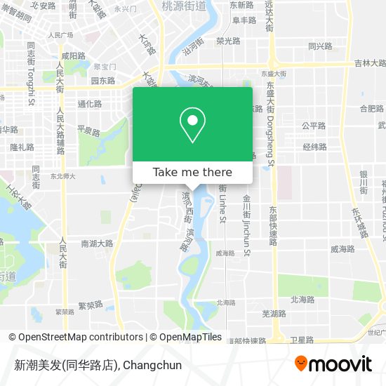 新潮美发(同华路店) map