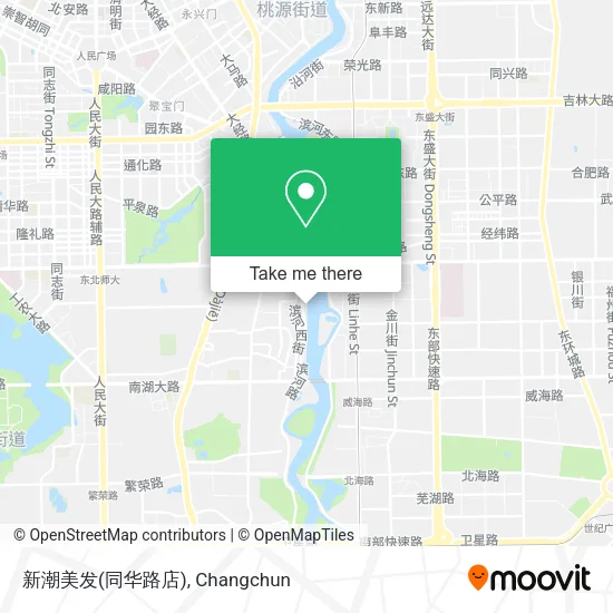 新潮美发(同华路店) map