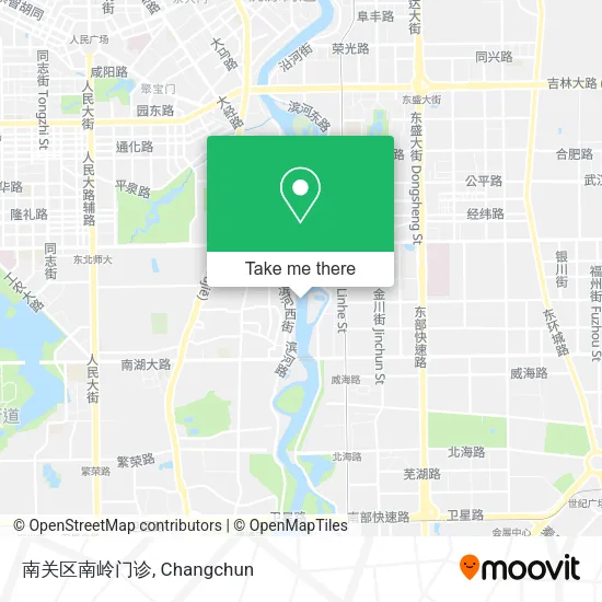 南关区南岭门诊 map