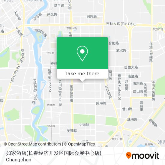 如家酒店(长春经济开发区国际会展中心店) map