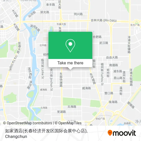如家酒店(长春经济开发区国际会展中心店) map