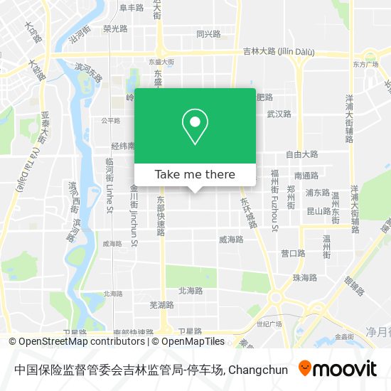 中国保险监督管委会吉林监管局-停车场 map