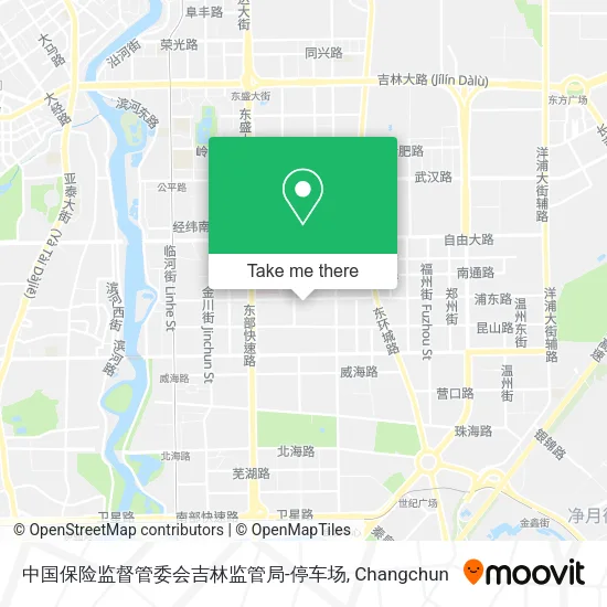 中国保险监督管委会吉林监管局-停车场 map