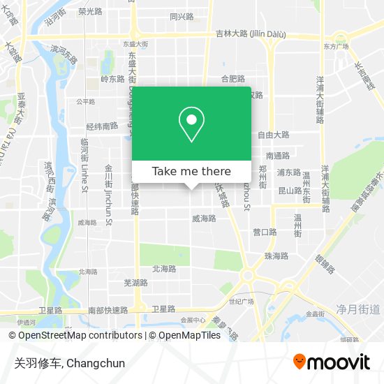 关羽修车 map