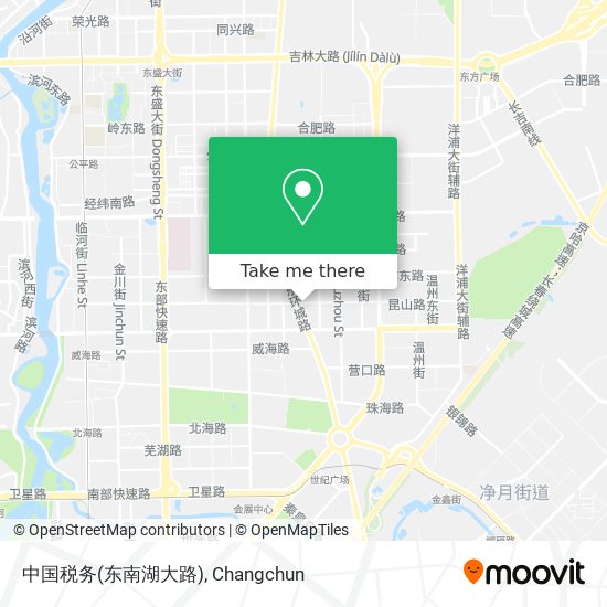 中国税务(东南湖大路) map