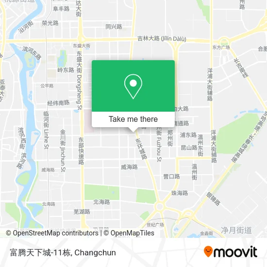富腾天下城-11栋 map
