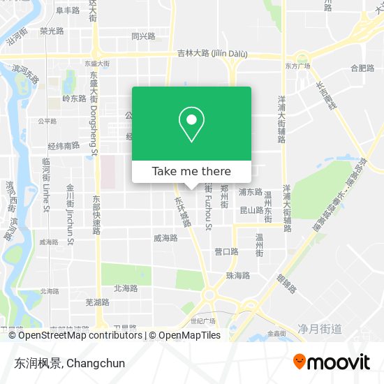 东润枫景 map