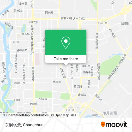 东润枫景 map