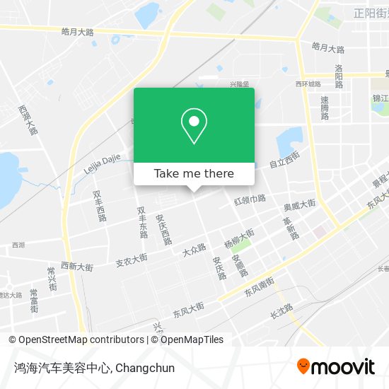 鸿海汽车美容中心 map