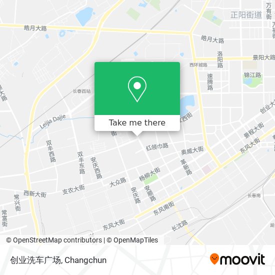 创业洗车广场 map
