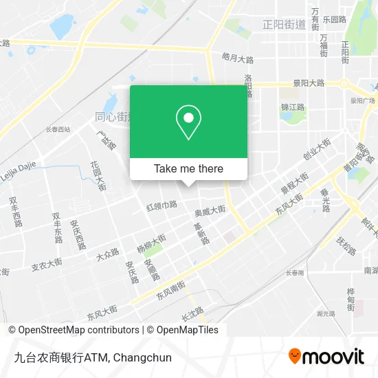 九台农商银行ATM map