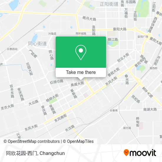 同欣花园-西门 map