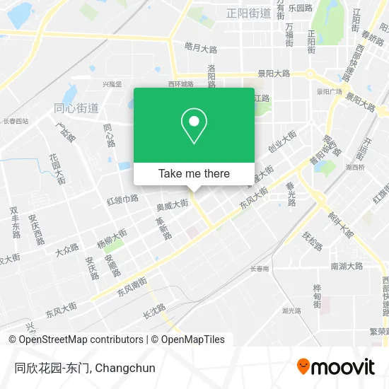 同欣花园-东门 map