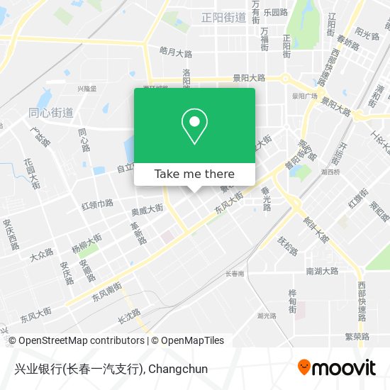 兴业银行(长春一汽支行) map