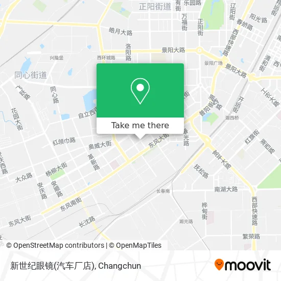 新世纪眼镜(汽车厂店) map