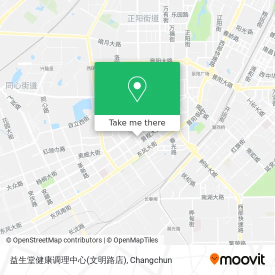 益生堂健康调理中心(文明路店) map