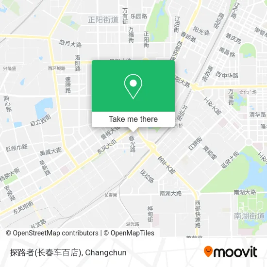 探路者(长春车百店) map