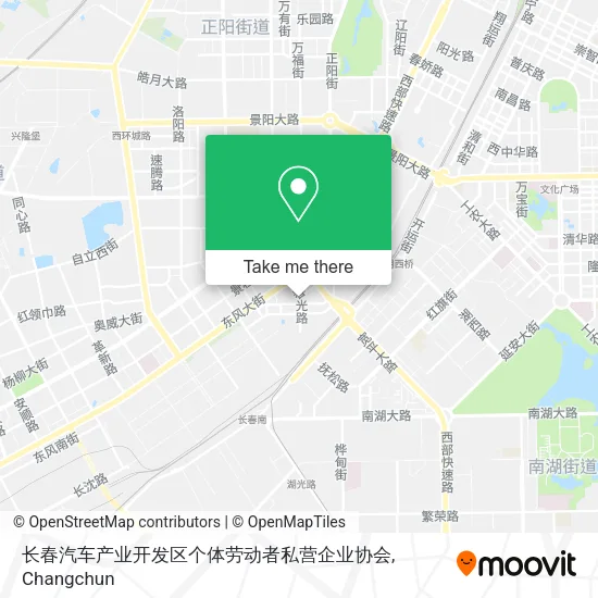 长春汽车产业开发区个体劳动者私营企业协会 map